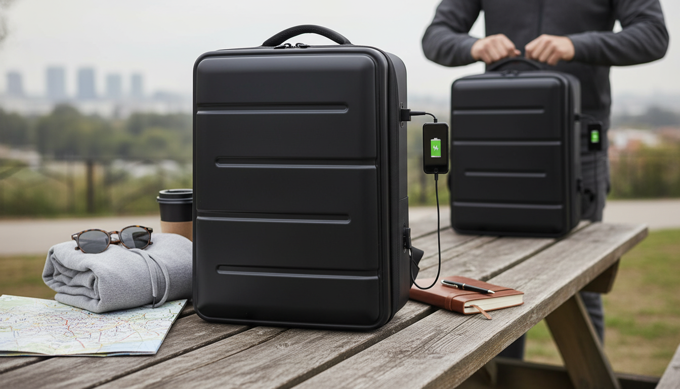 36–55L Waterproof Anti-Theft Laptop Backpack w/ USB