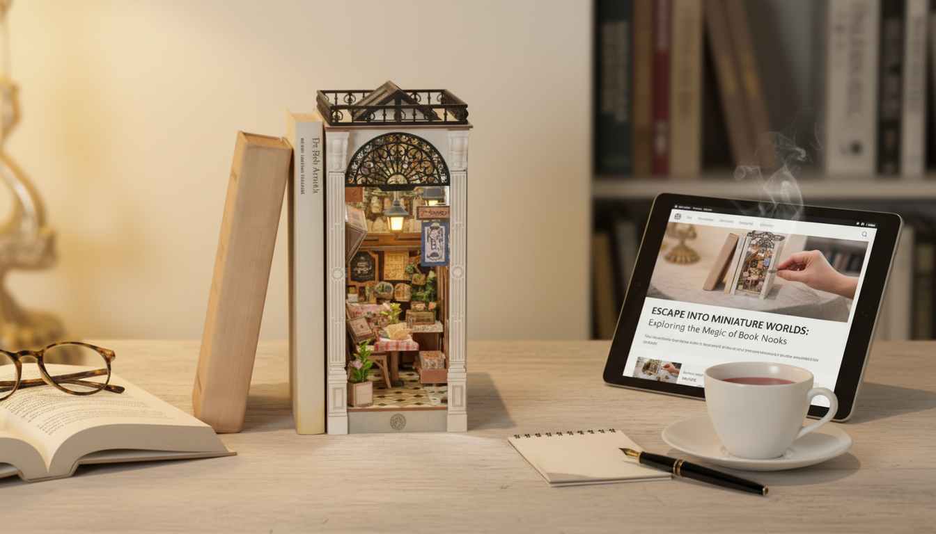 Build a Glowing Arcade Romance Book Nook Insert