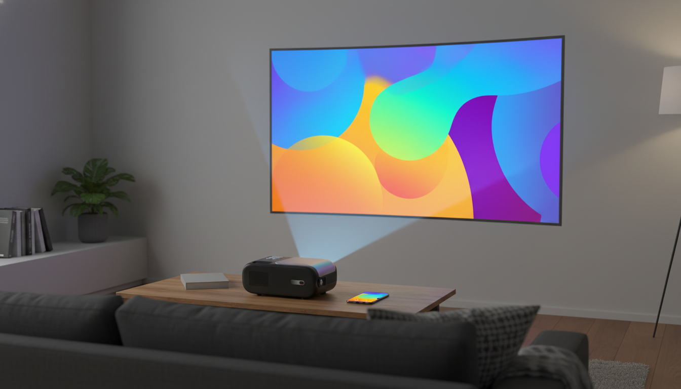 Mini HD Android TV Projector: 200″ Streaming Setup Tips