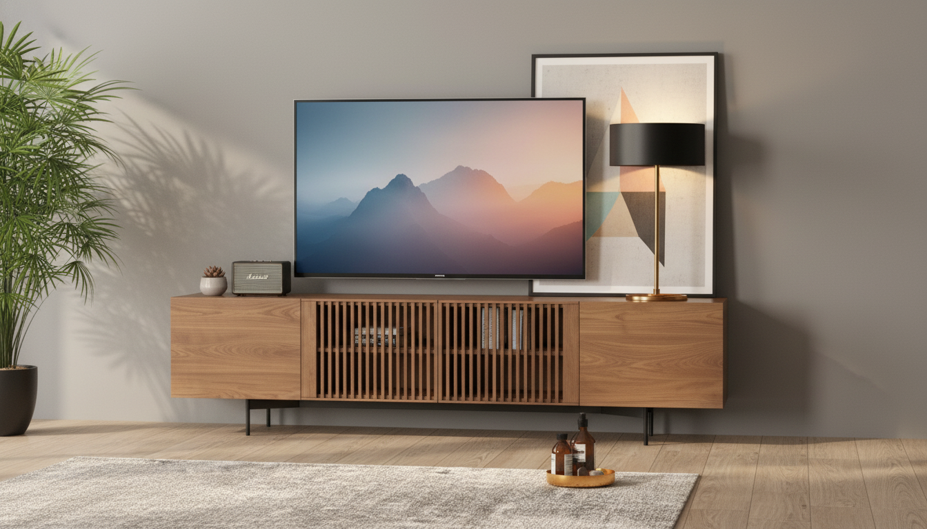 Modern Chic 2M Lowboard TV Stand for a Clean Media Wall