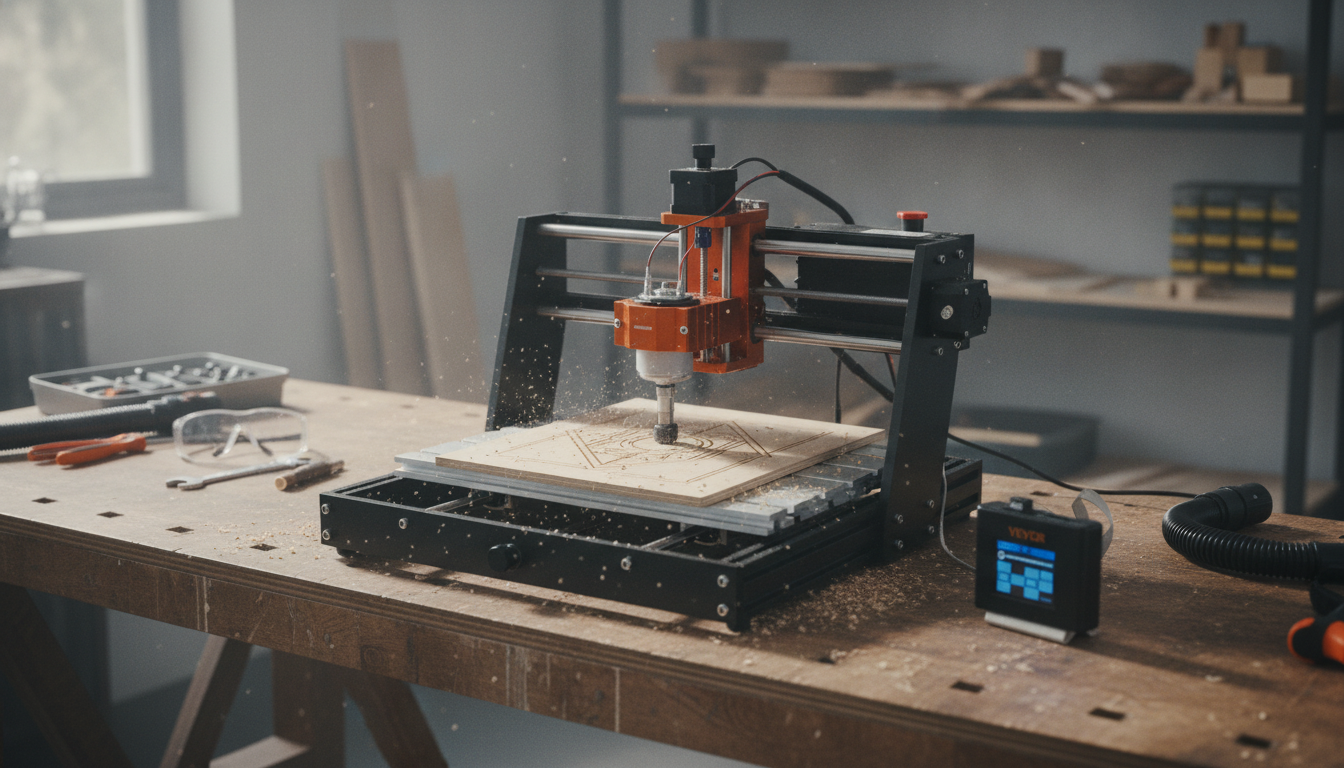GRBL 3-Axis CNC Router Kit: Setup, Cuts & Clean Results