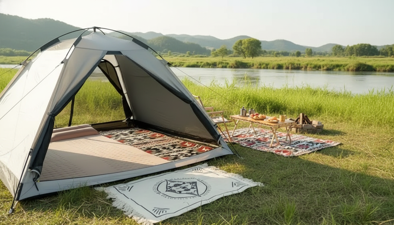 Inflatable Sleeping Pad with Pillow for Easy Camp Comfort