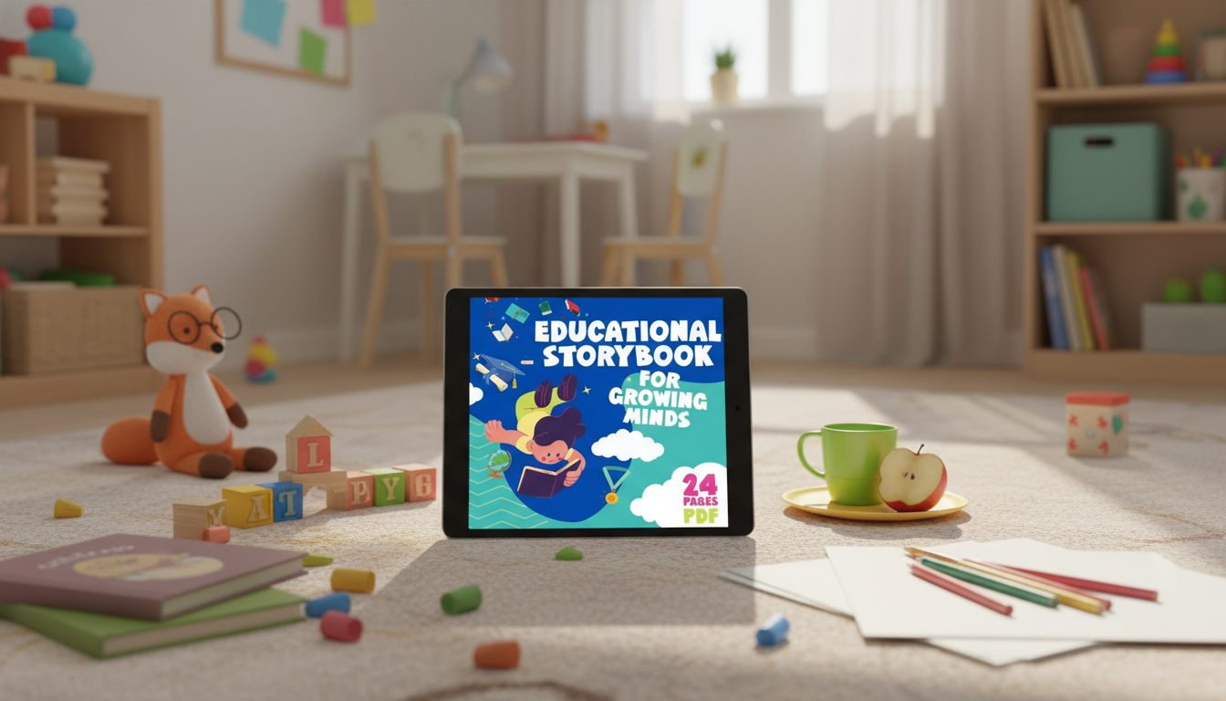 Imaginative PDF Storybook with Life Lessons for Kids